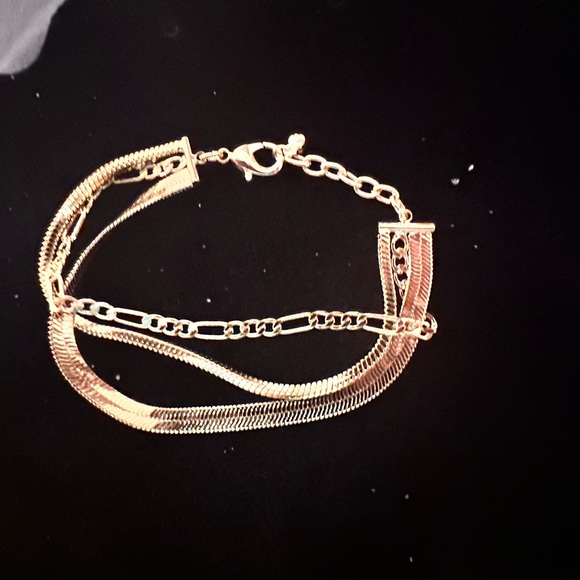 NWT On 34th Multi-Row Bracelet, 7" + 1" Extender, Created for Macy's - Gold - Picture 4 of 5